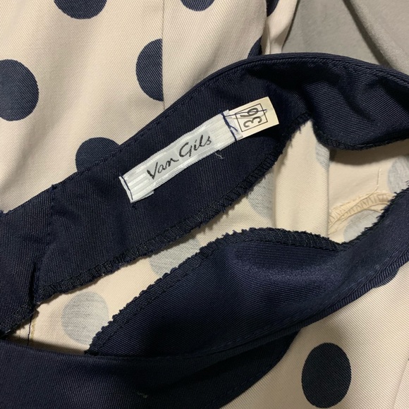 Polka dot mini dress with pockets - Picture 4 of 4